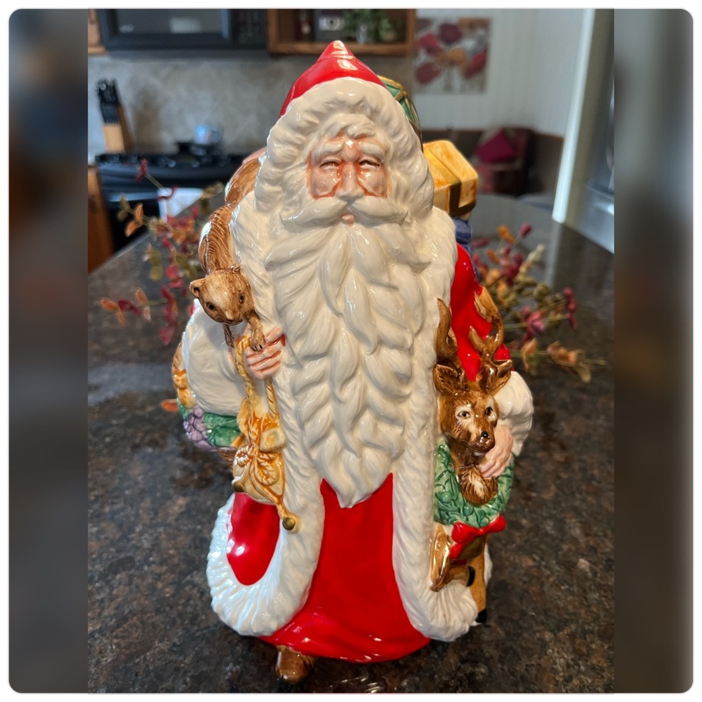 Marshall Field’s, Dayton’s-Vintage Ceramic Santa Cookie Jar-1991